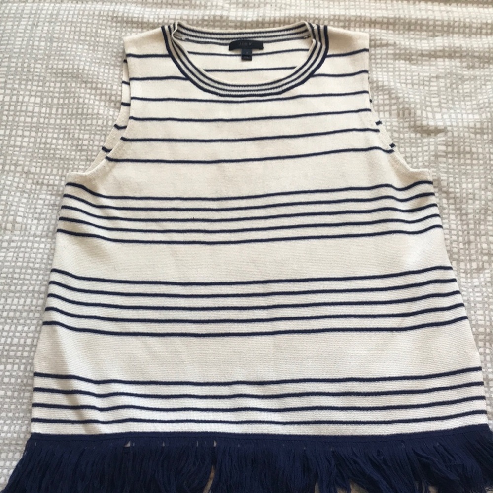 J Crew striped sweater